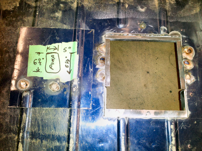 Jeep wrangler patch panels